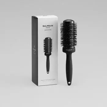 Профессиональная керамическая круглая щетка 43 мм черная