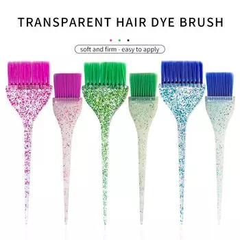 Профессиональная кисть для краски для волос, пластиковый кристалл, аппликатор для окраски волос, щетки, расческа, парикмахерские инструменты для окрашивания, аксессуары для укладки волос в салоне