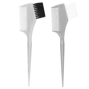 Профессиональная кисточка для окраски волос в салоне, аппликатор для оттенка, пластиковая кисточка для отбеливания волос Gray Black