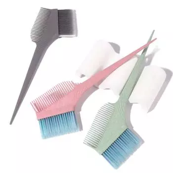 Профессиональная краска для волос Кисти для окрашивания Парикмахерская Расческа для окрашивания волос Тонирующая щетка для волос Салон серый