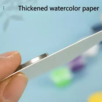 Профессиональная квадратная/круглая акварельная бумага 300 г акварельная бумага открытка для рисования школьные дети эскизы рисование 50 листов as the picture