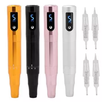 Профессиональная машина для микроблейдинга, машина для татуажа бровей и губ (Вилка США 110240 В) US Plug 110240V Black