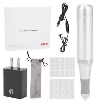Профессиональная машина для микроблейдинга, мощная машина для бровей и глаз, ручка для татуировки (100240 В)США US Plug