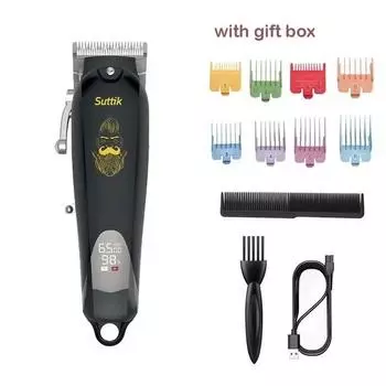 Профессиональная машинка для стрижки волос, парикмахерский триммер для волос для мужчин, аккумуляторная машинка для стрижки волос для салона, Tondeuse жёлтый