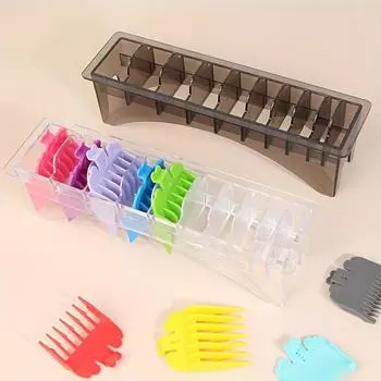 Профессиональная машинка для стрижки волос, ящик для хранения расчески-точный защитный чехол для триммера для волос с безопасным позиционирующим сетчатым основанием для организации чёрный