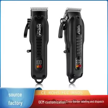 Профессиональная машинка для стрижки волос с интеллектуальным цифровым дисплеем для точной стрижки и бытовых стрижек