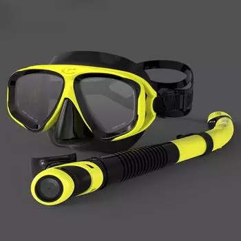 Профессиональная маска для дайвинга с аквалангом, не запотевающая, очки для подводного плавания с аквалангом, закаленная стеклянная маска для дайвинга, очки для мужчин и женщин