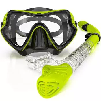 Профессиональная маска для подводного плавания с маской и трубкой, набор для подводного плавания, противотуманные очки для подводного плавания, принадлежности для водных игр, снаряжение для подводного плавания для взрослых