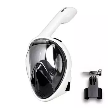 Профессиональная маска для подводного плавания с маской и трубкой, подводная полнолицевая маска для подводного плавания, противотуманные очки для взрослых, плавательное снаряжение S/M