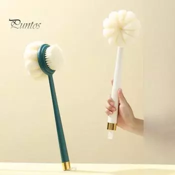 Профессиональная мягкая щетка для тела, многофункциональная, для удаления омертвевшей кожи, для ванны, для душа, инструменты для купания темно-зеленого