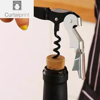 Профессиональная открывалка для красного вина из нержавеющей стали, портативный винтовой штопор, многофункциональная открывалка для бутылок вина, кухонные инструменты, открывалка для пива