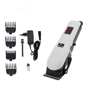 Профессиональная парикмахерская машинка для стрижки волос, беспроводной триммер для волос, триммер для бороды для мужчин, электрическая машина для стрижки волос, перезаряжаемая машинка для стрижки волос EU Plug