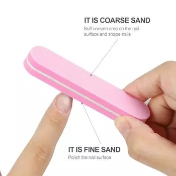 Профессиональная пилочка для ногтей, 1 шт., буферы для ногтей, блок, многоразовая зернистость, двухсторонняя пилочка для ногтей, маникюрные инструменты для ногтей, инструменты для снятия гель-лака, набор для чистки ногтей