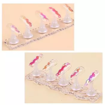 Профессиональная подставка для практики ногтей с магнитным основанием, утолщенная подставка для практики ногтей A