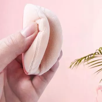 Профессиональная портативная пудра для лица круглой формы, мягкая косметическая пудра для макияжа, губка для макияжа, инструмент для красоты