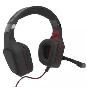 Профессиональная проводная игровая гарнитура стереонаушники с микрофоном для ПК ноутбука
