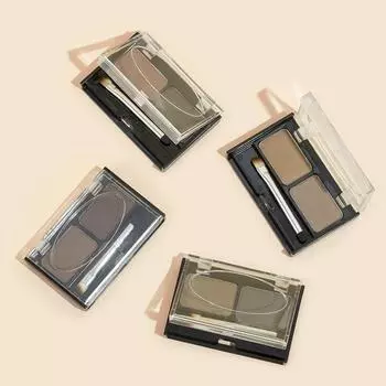 Профессиональная пудра для бровей, карандаши для улучшения бровей, тени для век, контуринг бровей, палитра для макияжа с кистью