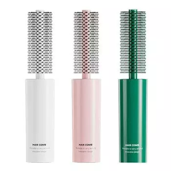 Профессиональная расческа для вьющихся волос, антистатическая расческа для укладки, удобная щетка для волос для женщин белый