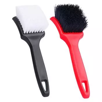Профессиональная щетка для чистки колес и шин Щетка для чистки колес Детейлинг автомобиля Щетки для колес Автоаксессуары красный