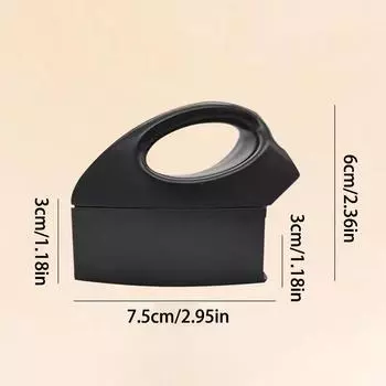 Профессиональная щетка для ногтей с треугольным чехлом и пряжкой для пальцев, щетка для чистки пыли, кисть для макияжа, маникюрные инструменты