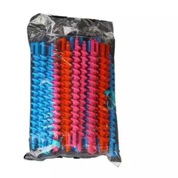 Профессиональная спиральная пластиковая палочка для химической завивки, многофункциональная щипцы для завивки волос, холодная завивка, бар для женщин и девушек 15cm-1