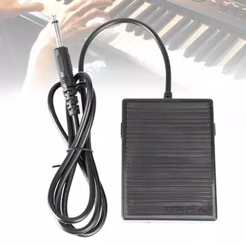 Профессиональная стальная педаль сустейна TB200, универсальный ножной переключатель, демпферная педаль