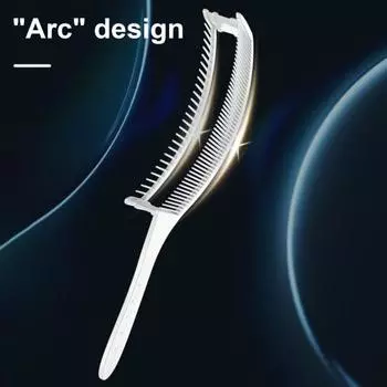 Профессиональная стрижка Fade Comb двухслойная изогнутая расческа для позиционирования парикмахерская стрижка волос расческа для подравнивания мужская машинка для стрижки волос направляющая расческа парикмахерская расческа белый