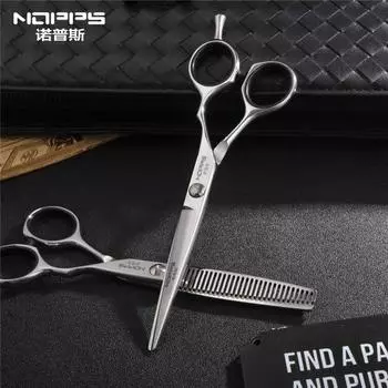 Профессиональная стрижка волос Water Galaxy, ножницы для волос, специально для высококлассных парикмахеров, ножницы с плоскими зубьями Flat scissors