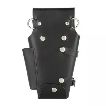 Профессиональная сумка-кобура для парикмахерских инструментов, парикмахерская, для ножниц, расчесок, поясная