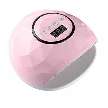 Профессиональная сушилка для ногтей 72 Вт, УФ-светодиодная лампа для отверждения гель-лака, смарт-сенсорный маникюрный станок EU Plug белый