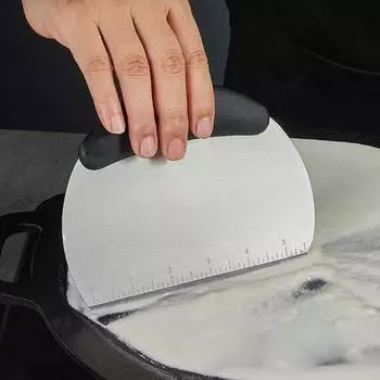 Профессиональная Т-образная лопатка для блинов из нержавеющей стали, набор посуды для блинов, пекарня pancake spatula