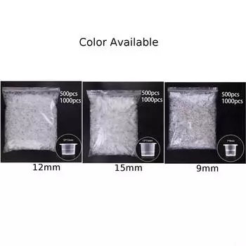 Профессиональная татуировка с чашкой пигментных чернил, практичный размер 3 1000pcs