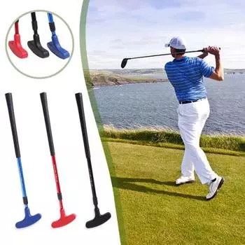 Профессиональная тренировочная клюшка для гольфа для мужчин и женщин, телескопическая регулировка, TPR-рукоятка, алюминиевая клюшка для игры в гольф для правой/левой руки, клюшка для гольфа, тренировочная игра светло-зеленый