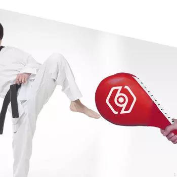 Профессиональная тренировочная мишень для тхэквондо, прочная и простая в использовании подушка для проверки силы для саньда-каратэ красный