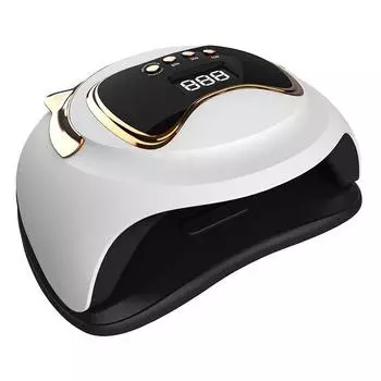 Профессиональная УФ-лампа 120 Вт, быстрая полимеризация гель-лака, УФ-светодиодная сушилка для ногтей, инструменты для дизайна ногтей с ручкой для дома и салона «сделай сам» EU белый