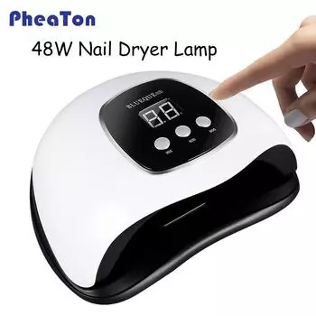 Профессиональная УФ-лампа для ногтей, 48 Вт, сушилка для геля для ногтей, УФ-отверждающая лампа, лампа для маникюра и педикюра, светодиодная лампа для ногтей USB Line