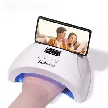 Профессиональная УФ-светодиодная лампа для ногтей для быстрого высыхания гель-лака, сушилка для ногтей, маникюрная машина с инфракрасным датчиком US белый