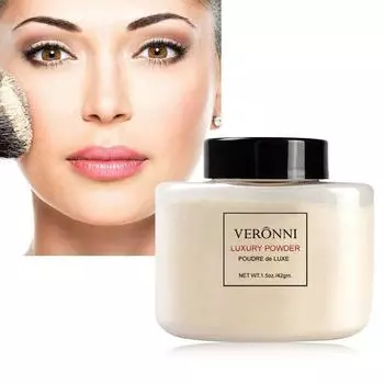 Профессиональная женская рассыпчатая пудра для лица, долговечная отбеливающая пудра-консилер, основа для макияжа, хайлайтер красоты 2