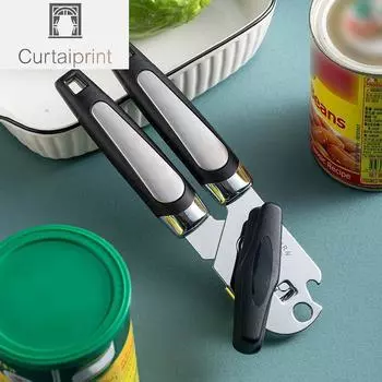 Профессиональная жестяная ручная открывалка для консервных банок, многофункциональная открывалка для пива из нержавеющей стали, открывалка для бутылок с боковым вырезом, кухонные гаджеты