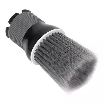 Professional Neck Duster Brush Soft Nylon Wool Hair Sweeping Brush with Skid Resistance Handle