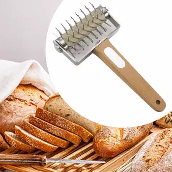 Профессиональное устройство для стыковки шипов для роликов для пиццы, экономящее время, простое в использовании устройство для проделывания отверстий в тесте со скалкой