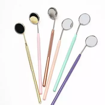 Профессиональное зеркало для наращивания ресниц, 1 шт., для чистки зубов, для проверки полости рта, зеркало для макияжа, аксессуары для ухода за кожей