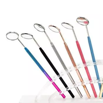 Профессиональное зеркало для наращивания ресниц, 1 шт., для чистки зубов, для проверки полости рта, зеркало для макияжа, аксессуары для ухода за кожей