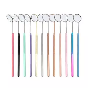 Профессиональное зеркало для наращивания ресниц, 1 шт., для чистки зубов, для проверки полости рта, зеркало для макияжа, аксессуары для ухода за кожей