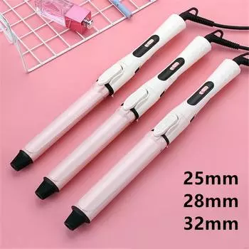 Профессиональные 25 мм 28 мм 32 мм керамические щипцы для завивки волос с регулируемой температурой бигуди для завивки волос 2# us