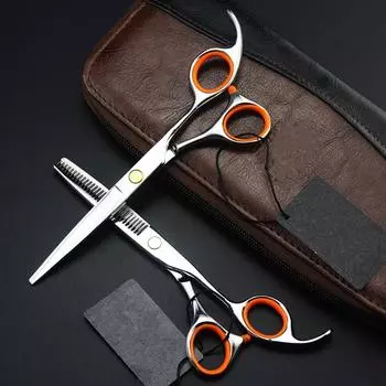 Профессиональные 6-дюймовые серебряные ножницы для стрижки волос, филировочные ножницы для парикмахера, парикмахерские ножницы Makas