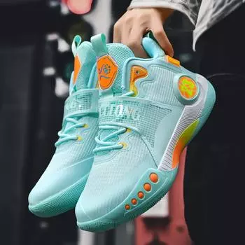 Профессиональные баскетбольные кроссовки, мужские удобные сетчатые женские баскетбольные туфли, нескользящая амортизирующая спортивная обувь, белая обувь 42