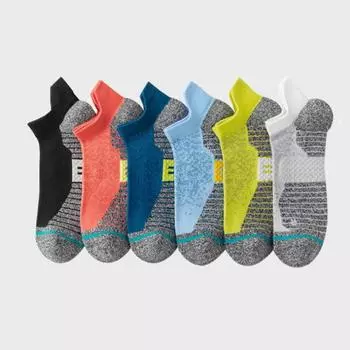 Профессиональные беговые носки унисекс для мужчин и женщин, хлопковые дышащие спортивные носки для спорта на открытом воздухе, впитывающие пот, короткие носки до щиколотки с низким вырезом