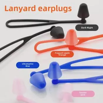 Профессиональные беруши для плавания с веревкой и зажимом для носа против удушья — предотвращают попадание воды, совместимы с очками для плавания