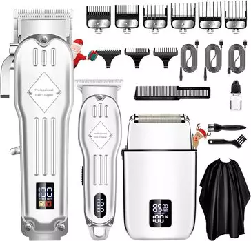 Профессиональные беспроводные машинки для стрижки волос для мужчин, триммер для бороды, триммер для волос, электрические бритвы с фольгой, набор бритв